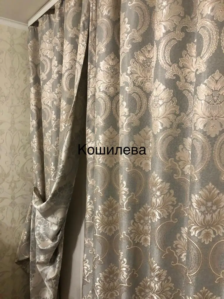 Комплект готовых штор лён в классическом стиле портьеры зал спальню &quotЛилия&quot -