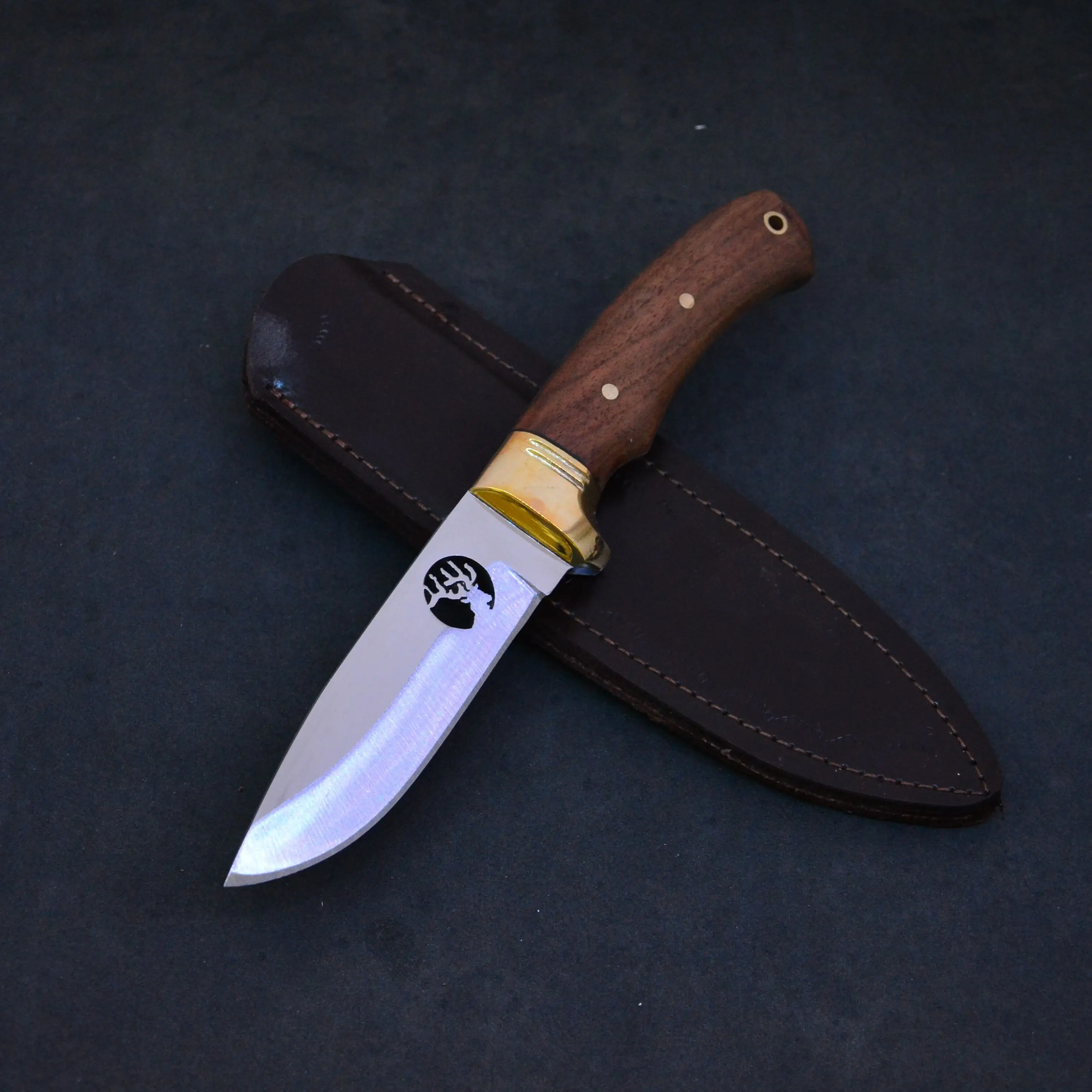 

Hunting Knife | Camping Knife | Outdoor | Handmade | Handcraft Machete Buschcraft Deer Motif | Tactical Knife | Blade | Sharp