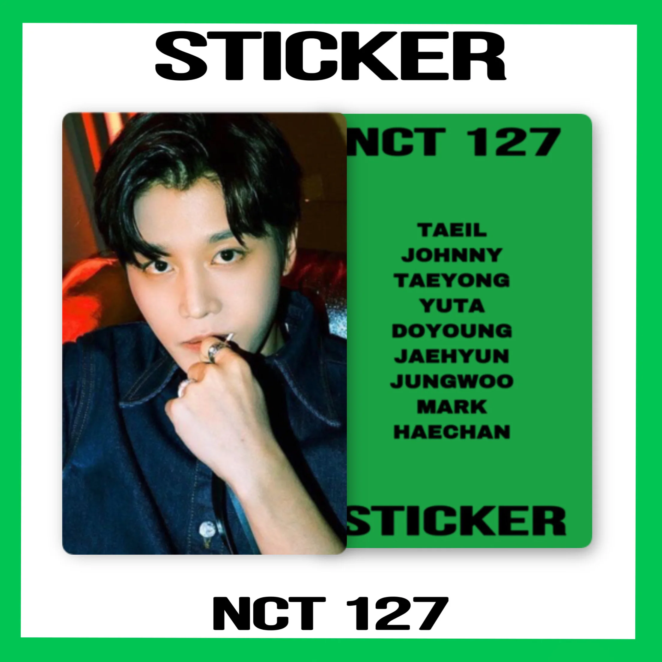 9 шт/комплект Карты закладка K-POP NCT 127 STICKER для коллекции | Наборы канцелярских
