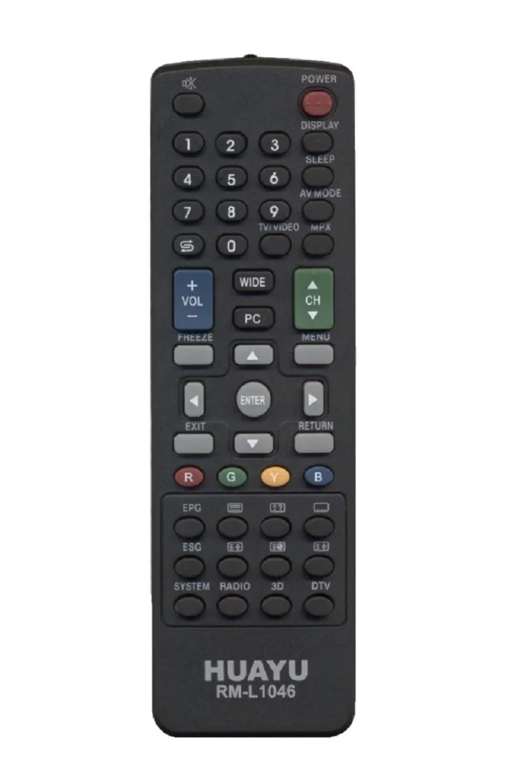 Пульт ДУ универсальный Huayu для Sharp RM-L1046 | Электроника