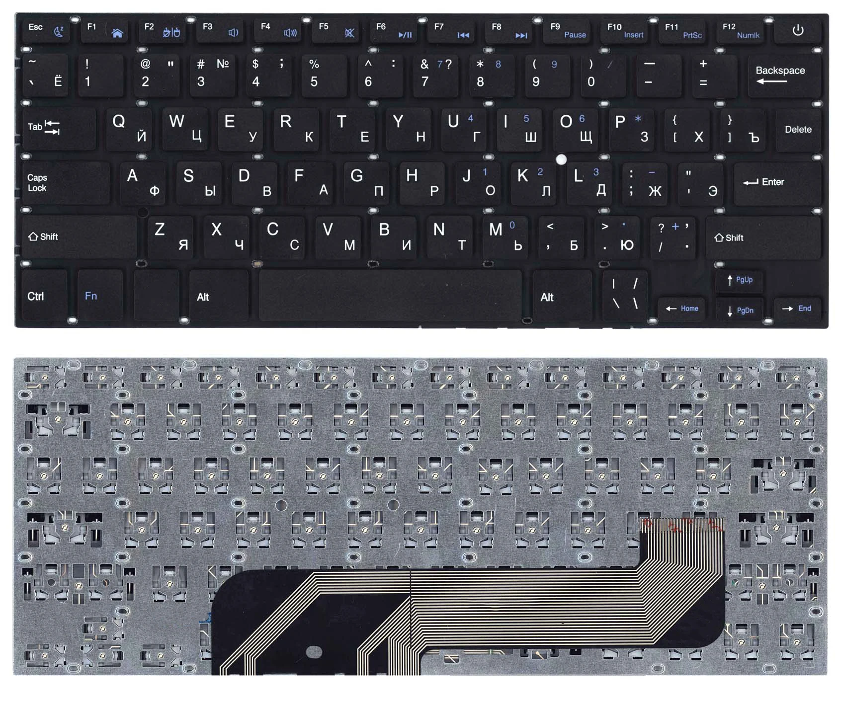 Клавиатура для ноутбука Prestigio Smartbook 141C черная |