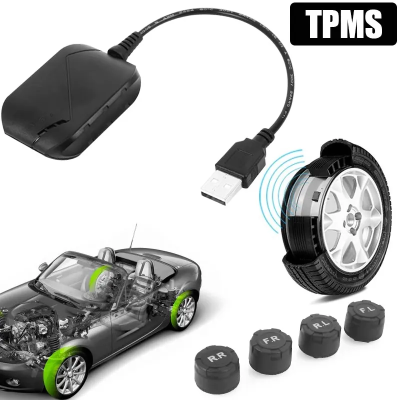 USB Android автомобильный дисплей монитор давления в шинах|Датчик шинах| |