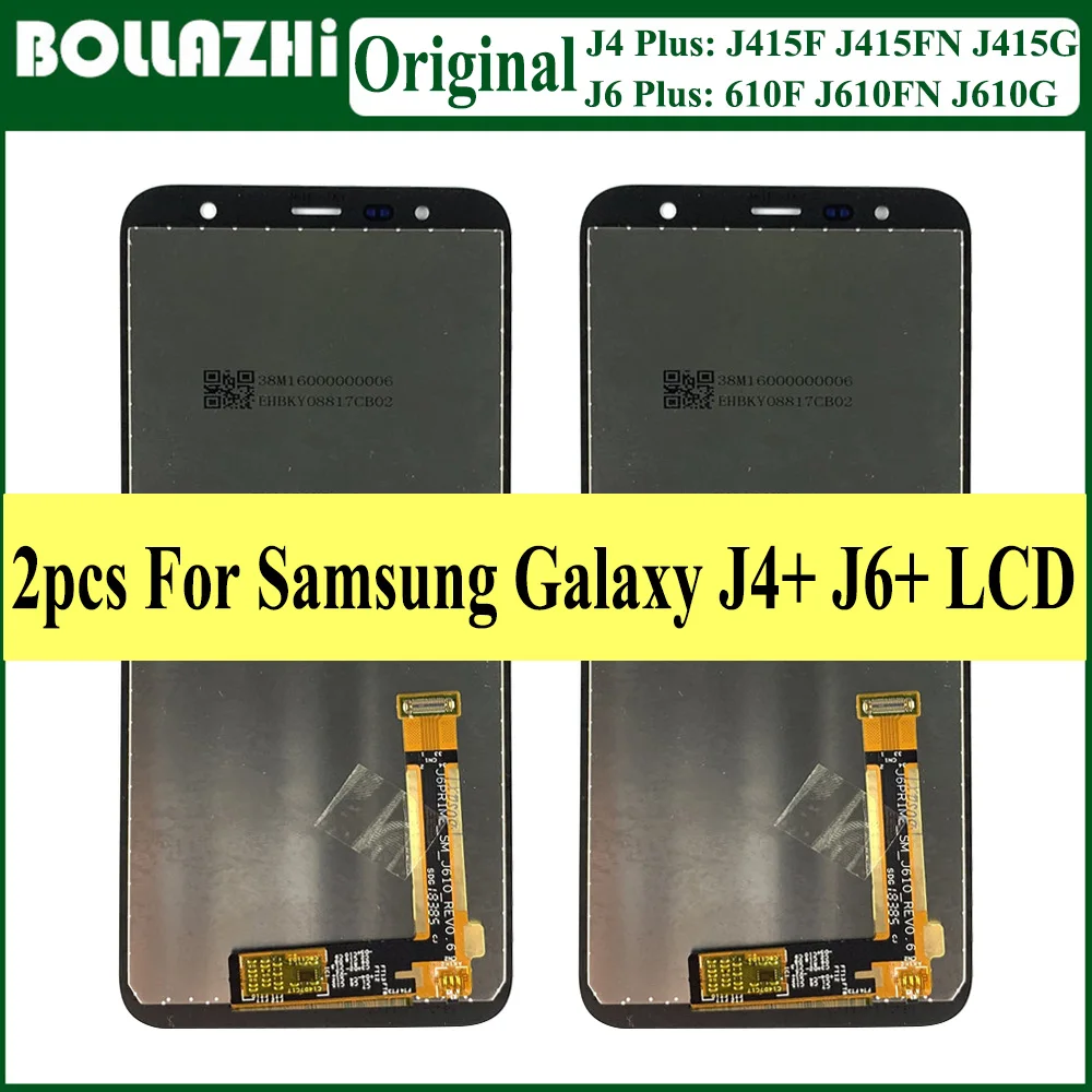 Оригинальный ЖК-дисплей для Samsung Galaxy J4 + 2018 Plus J415 с сенсорным экраном и