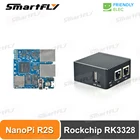 Мини-роутер NanoPi R2S Rockchip RK3328 с ЧПУ, металлический чехол, двойной гигабитный порт, 1 Гб, система SBC OpenWrt, 2020