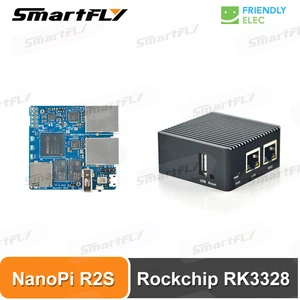 Мини-роутер NanoPi R2S Rockchip RK3328 с ЧПУ, металлический чехол, двойной гигабитный порт, 1 Гб, система SBC OpenWrt, 2020