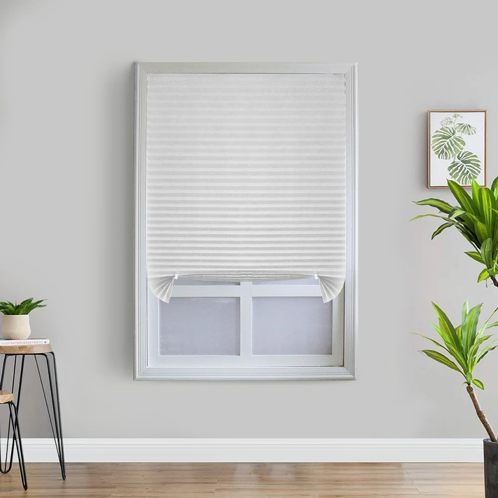 Затемненные плиссированные оконные шторы затемненный светильник блок