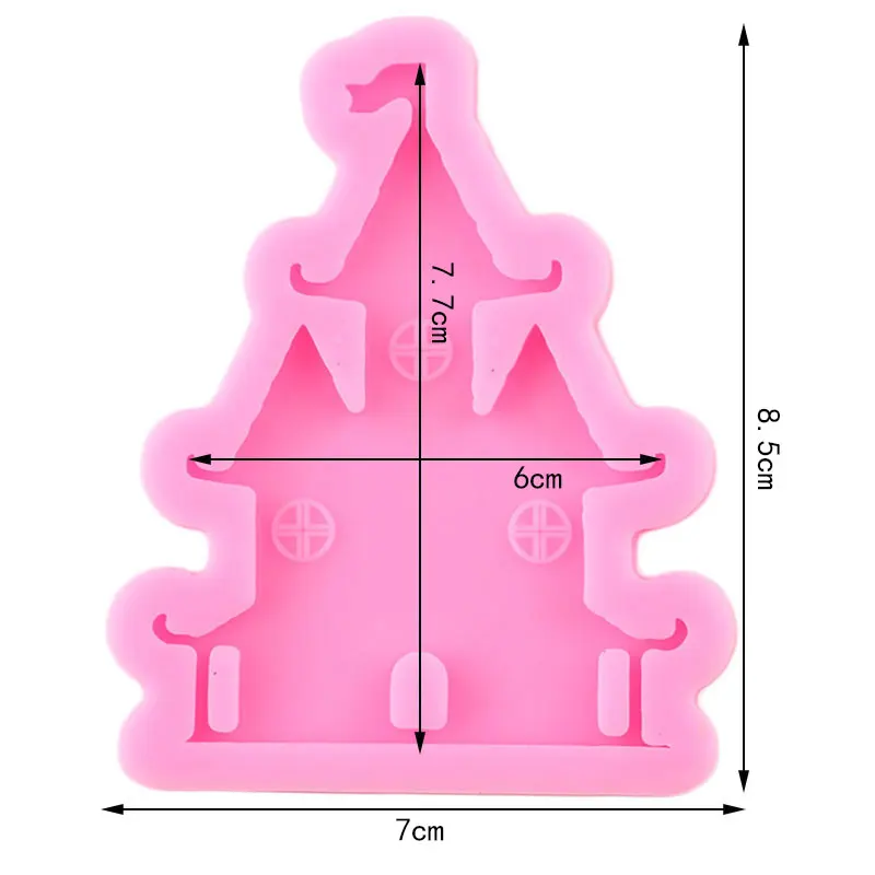 Хэллоуин Тыква брелок домик силиконовые формы замок для рукоделия ожерелье из