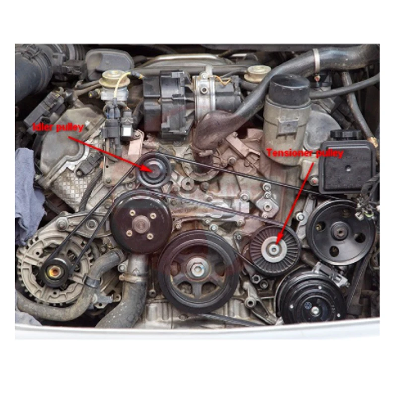 PERODUA MYVI 1 3 Kemba DVVT TOYOTA AVANZA OEM направляющий ремень вентилятора 16603 97401|Ремни шкивы и
