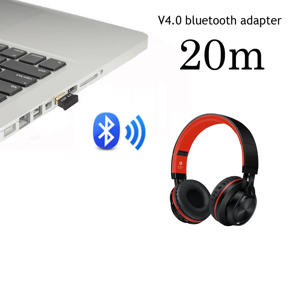 USB Bluetooth-адаптер для ПК 4 0 Bluetooth-приемник | Поддержка Windows 10/8.1/8/7/XP настольного