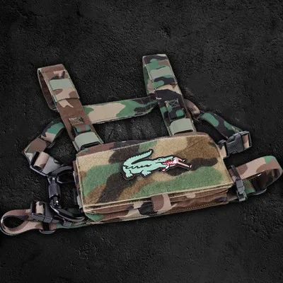 Вышитые нашивки крокодил кусает людей аппликация сделай сам на липучке