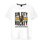 Мужская футболка хлопок Sin City Hockey