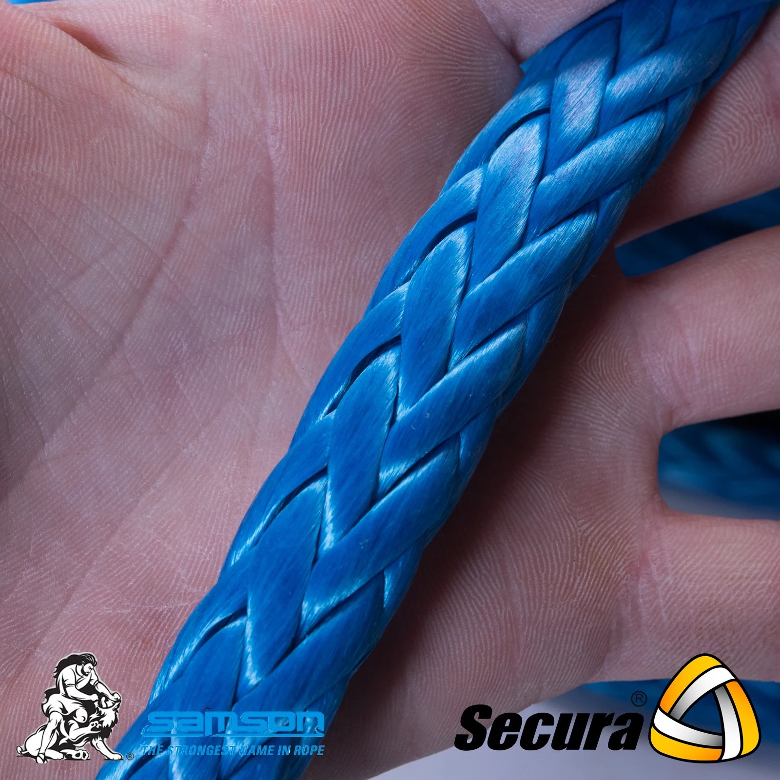 Синтетический канат AmSteel Blue из волокна Dyneema 12мм р.н. не менее 15400 кг|Инструменты и