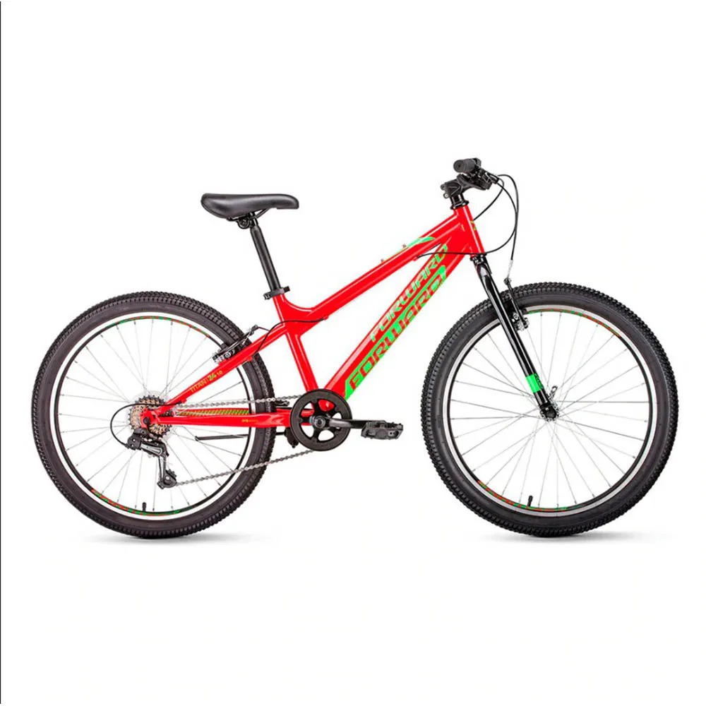 Велосипед FORWARD TITAN 24 1.0 (24&quot 6 ск. рост 13&quot) 2019-2020 | Спорт и развлечения
