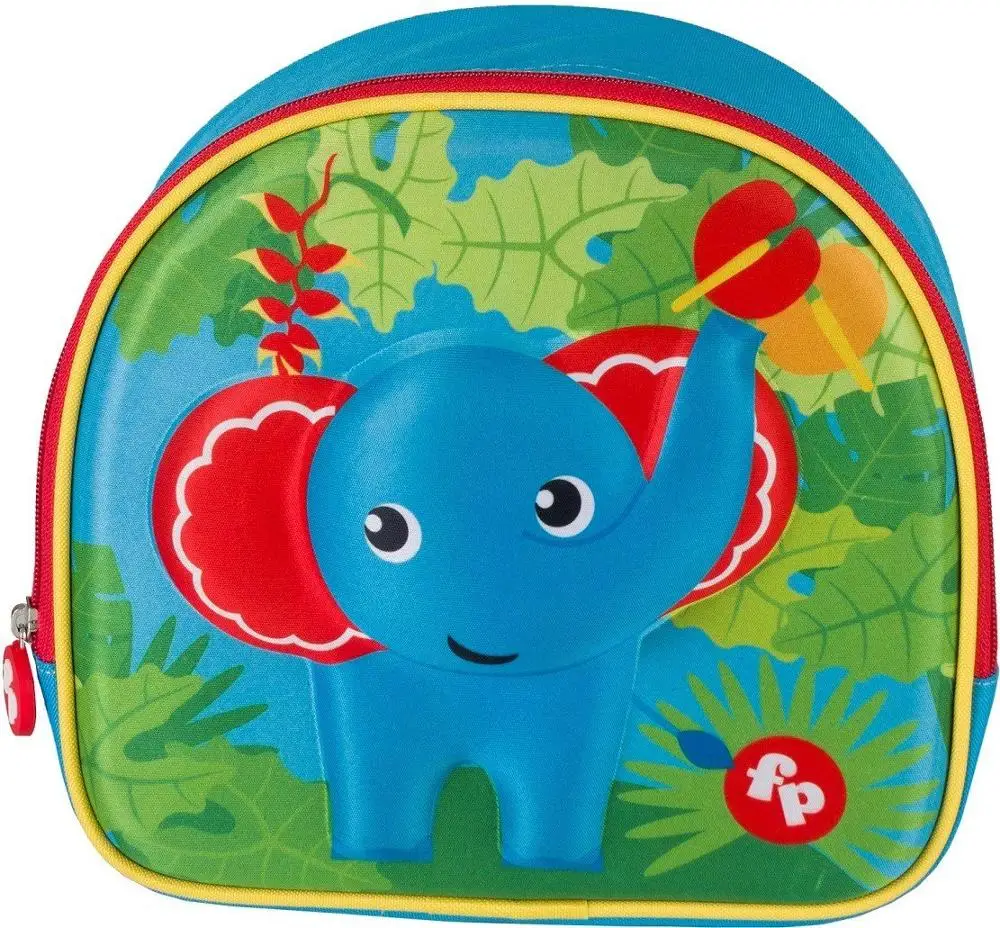 Детский рюкзак для мальчиков и девочек, с 3d-изображением слона, из неопрена