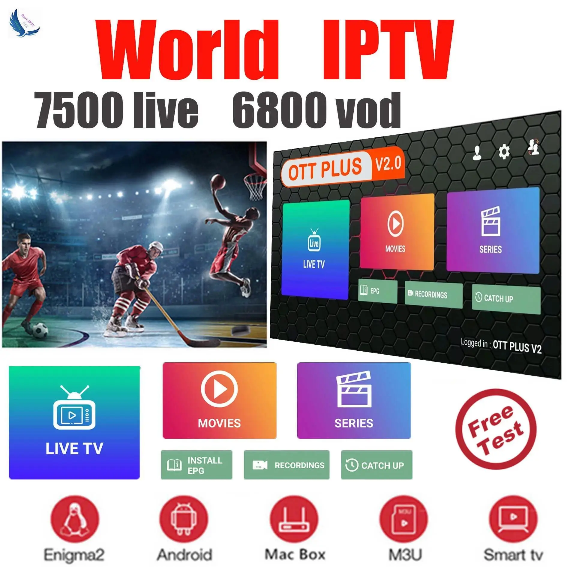 

X96 OTT Plus Smart tv PC M3u Mag France dutch Europe Canada Arabic Netherland Belgium Germany Norway Sweden Turkey m3u no box