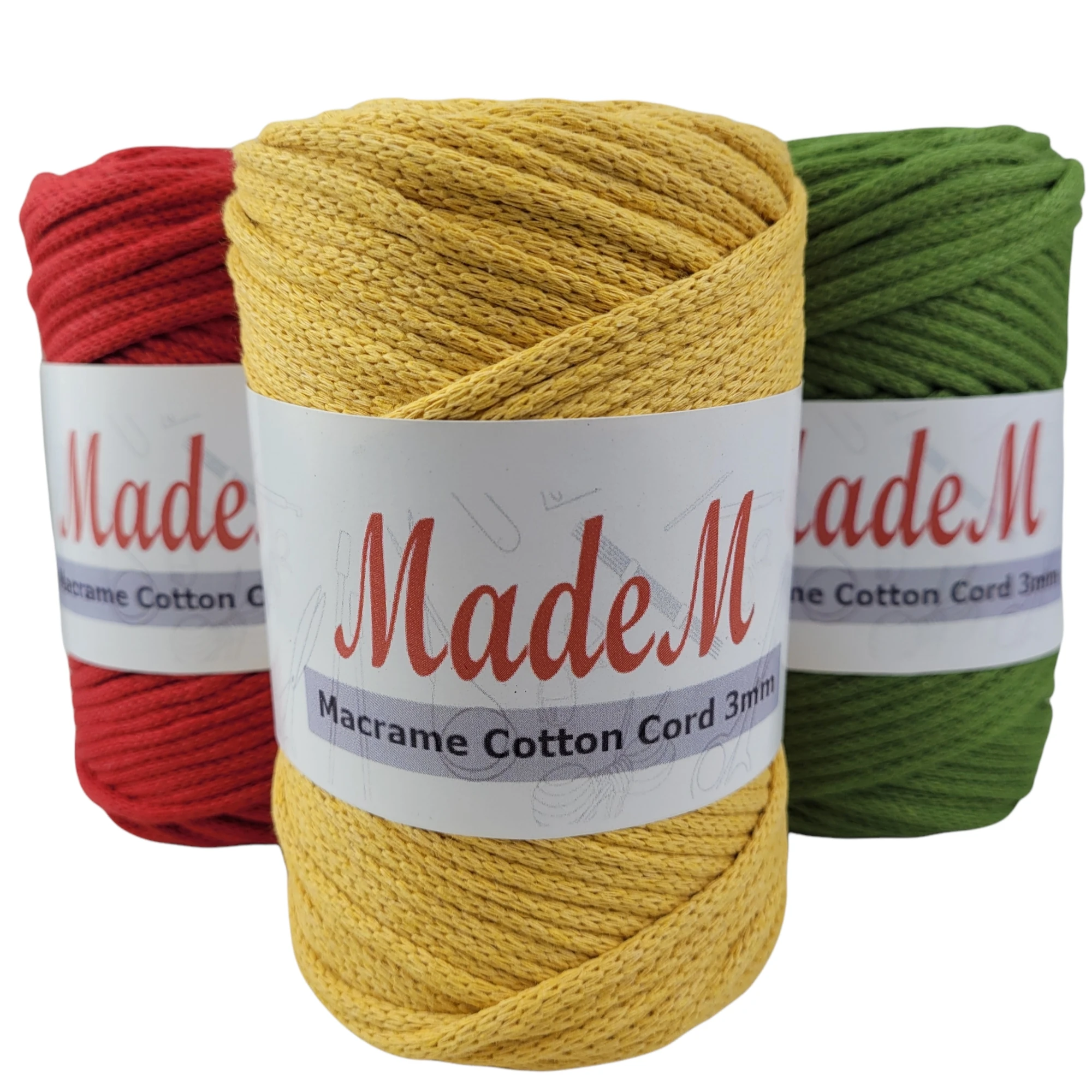 Хлопковый шнур макраме Madem 3 мм 250 г 86 м нить для рукоделия цветная нить ручной работы домашние Свадебные аксессуары подарок Ловец снов