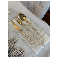 Luxury Tableware CACTUS Decorative (160-220 cm.) 12 Persons Set | Wedding | Dinner | Table Runner | Napkin