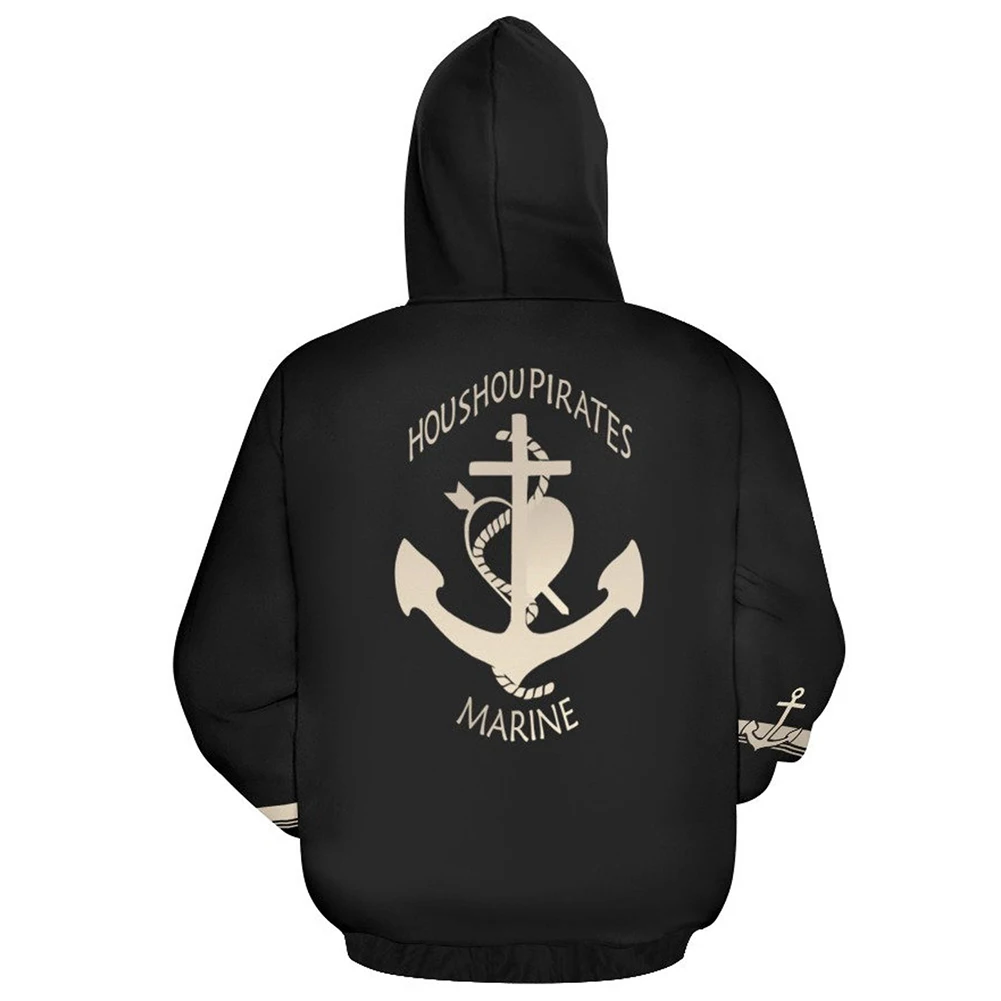 

Anime Hololive Houshou Marine Hood Hoodie Pullover Sweatshirt Jacket Coat
