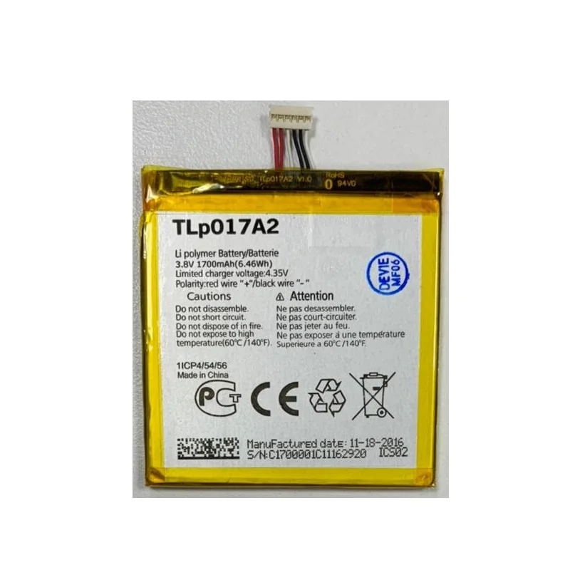 Аккумулятор для смартфона Alcatel TLp017A2/TLp017A1/TLi017A2 ( OT 6012X/OT 6012D/OT 6014X/OT 6015X/OT 6016X/OT 6016D