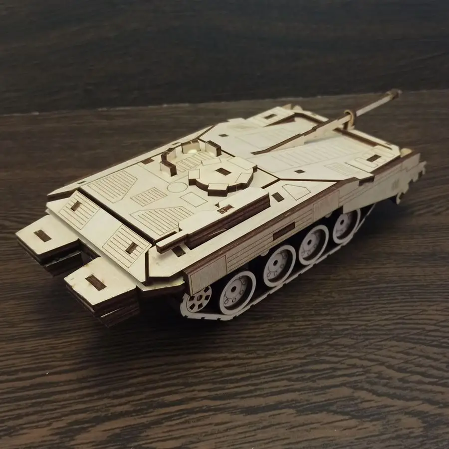Stridsvagn 103 (Strv.103) &quotWorld Of Transport&quot Набор для сборки дерево фанера|Образовательное