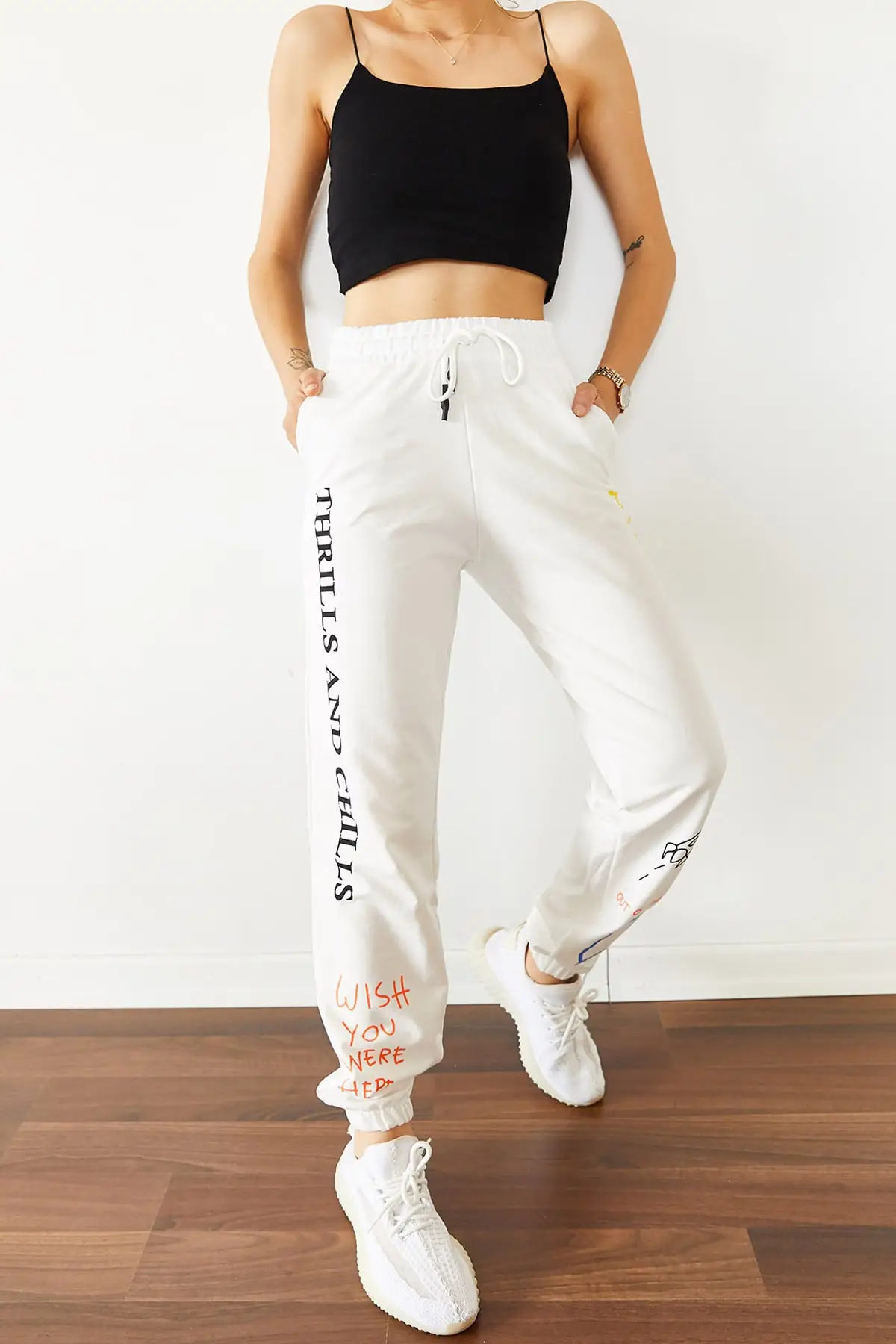 ŞERBETS 2020 autumn winter joggers pants sweatpants korean style dropshipping shein