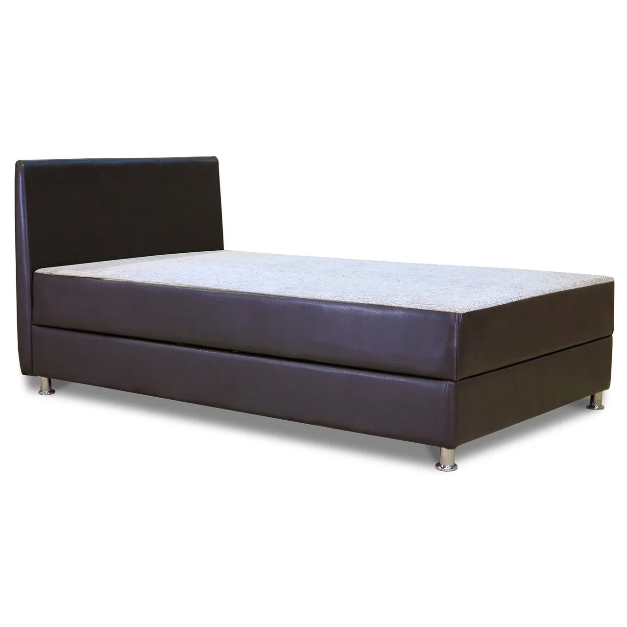 Кровать Классика 100 с подъемным механизмом замша беж| |