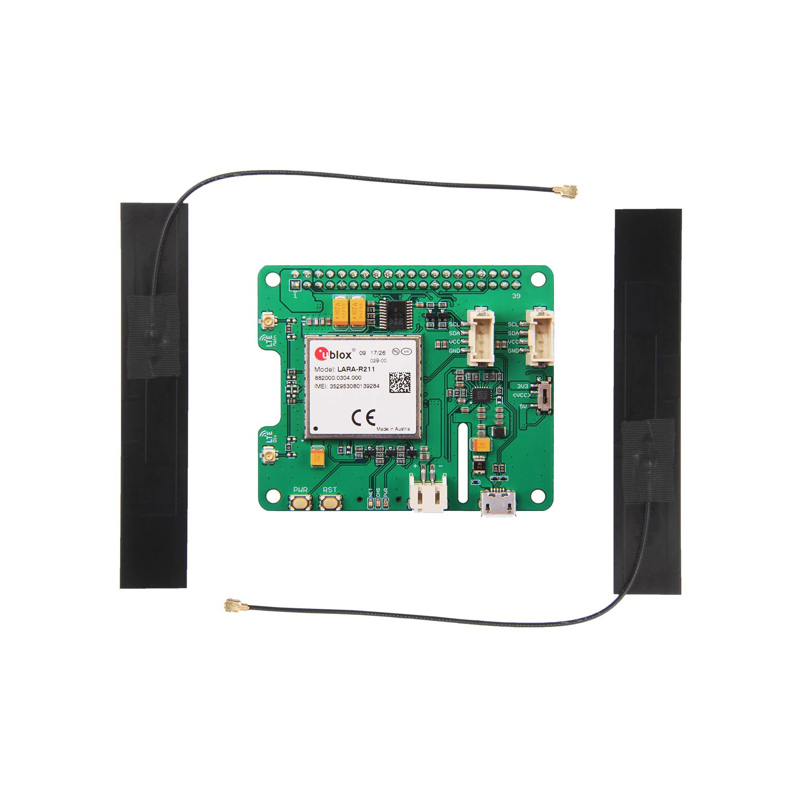 Магазин ShenzhenMaker LTE Cat 1 Pi HAT (Европа)|Детали и аксессуары для 3D-принтеров| |