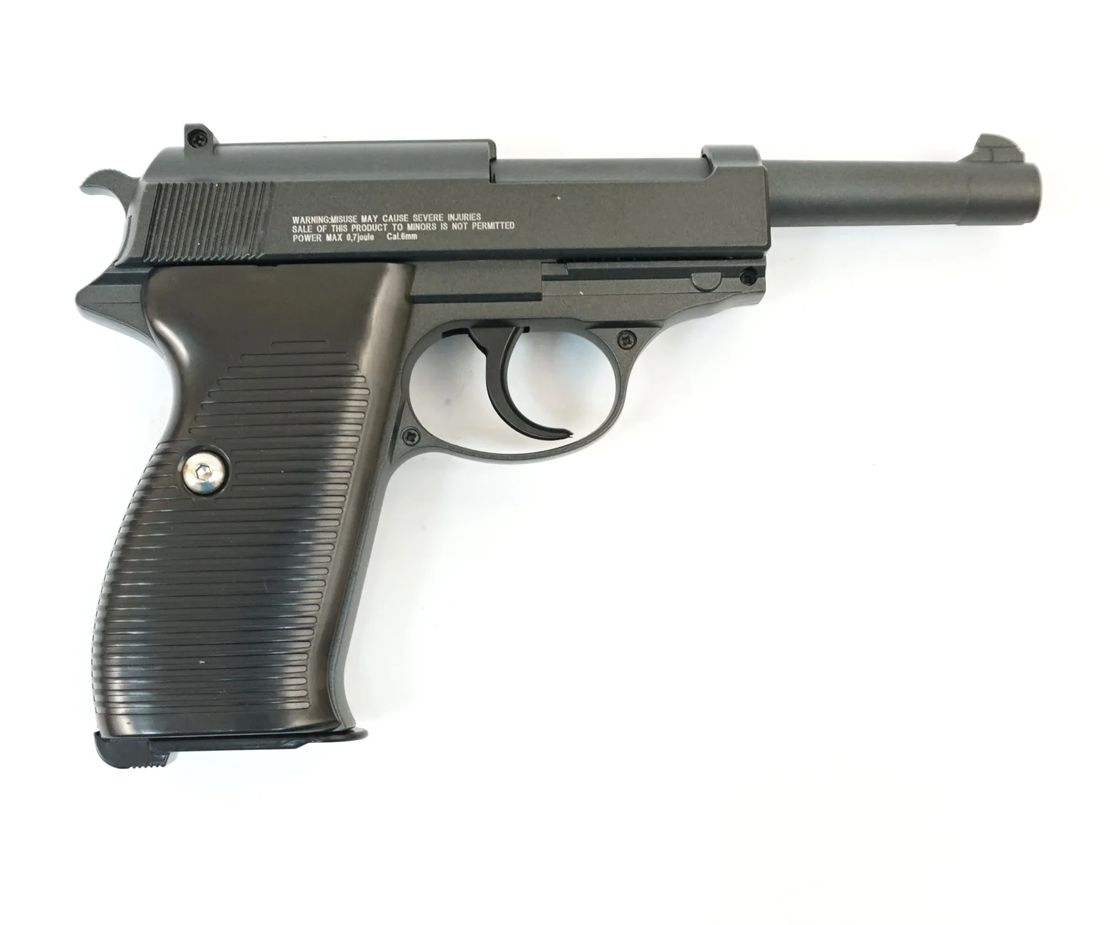 Пистолет пневматический спринговый Stalker SA38 Spring (аналог Walther P38) мет.корпус магазин