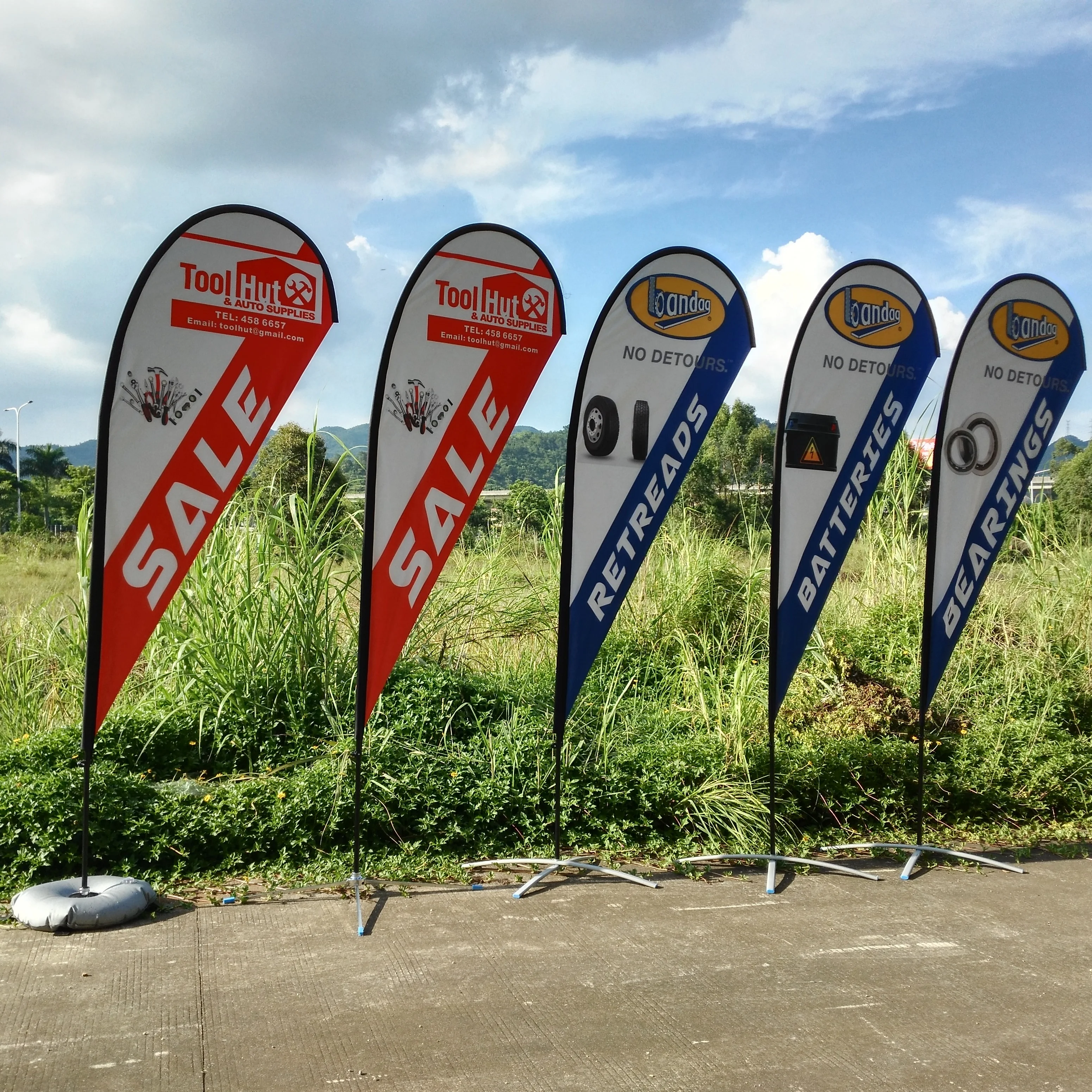 Полный набор продажа пляжный флаг каплевидный на заказ Печать рекламная акция