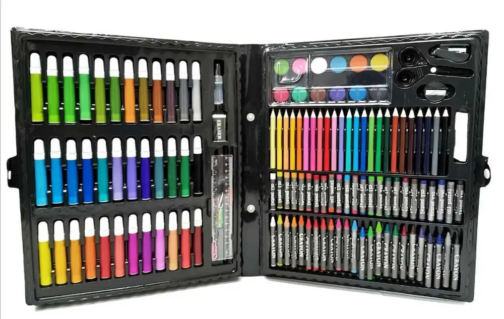 Набор для творчества 150 предметов | Канцтовары офиса и дома