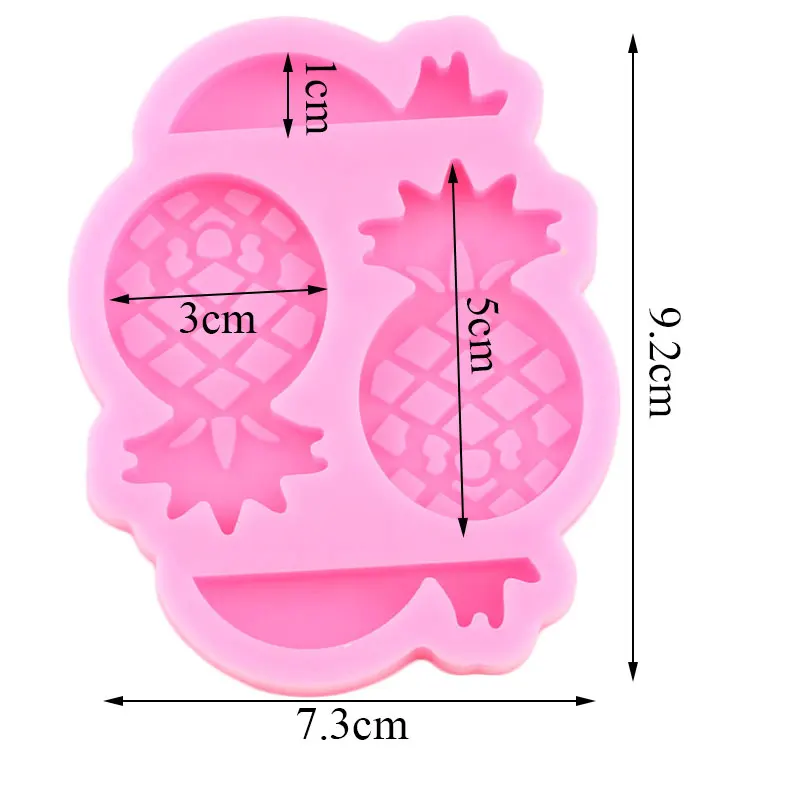 3D Мерцающая глина Топпер силиконовая форма огненное пламя шоколад конфеты желе