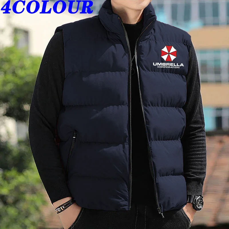 

Newest Men's Large Size Clothing Enlarge Code Printed Winter Vest Jackets Sleeveless Coat 2022 Fashion Big M- 5xl Male Waistcoat
