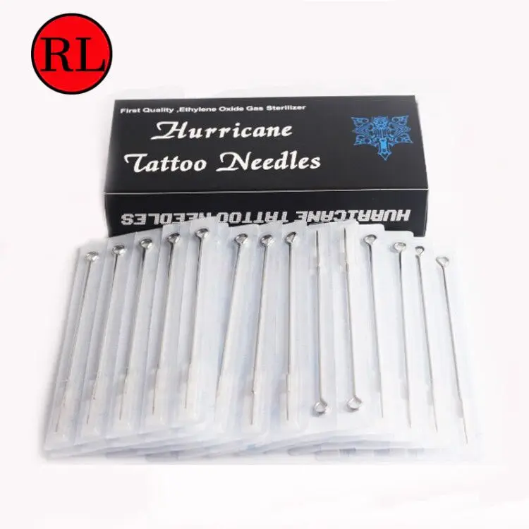 Тату иглы 50 шт. круглые для микроблейдинга перманентного макияжа|Иглы тату| |
