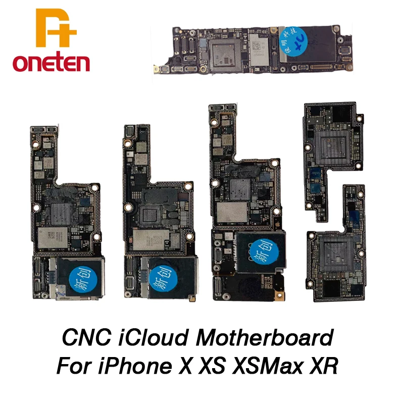 Материнская плата с ЧПУ ID для iPhone X XS XSM XR iCloud материнская заменой удаленная
