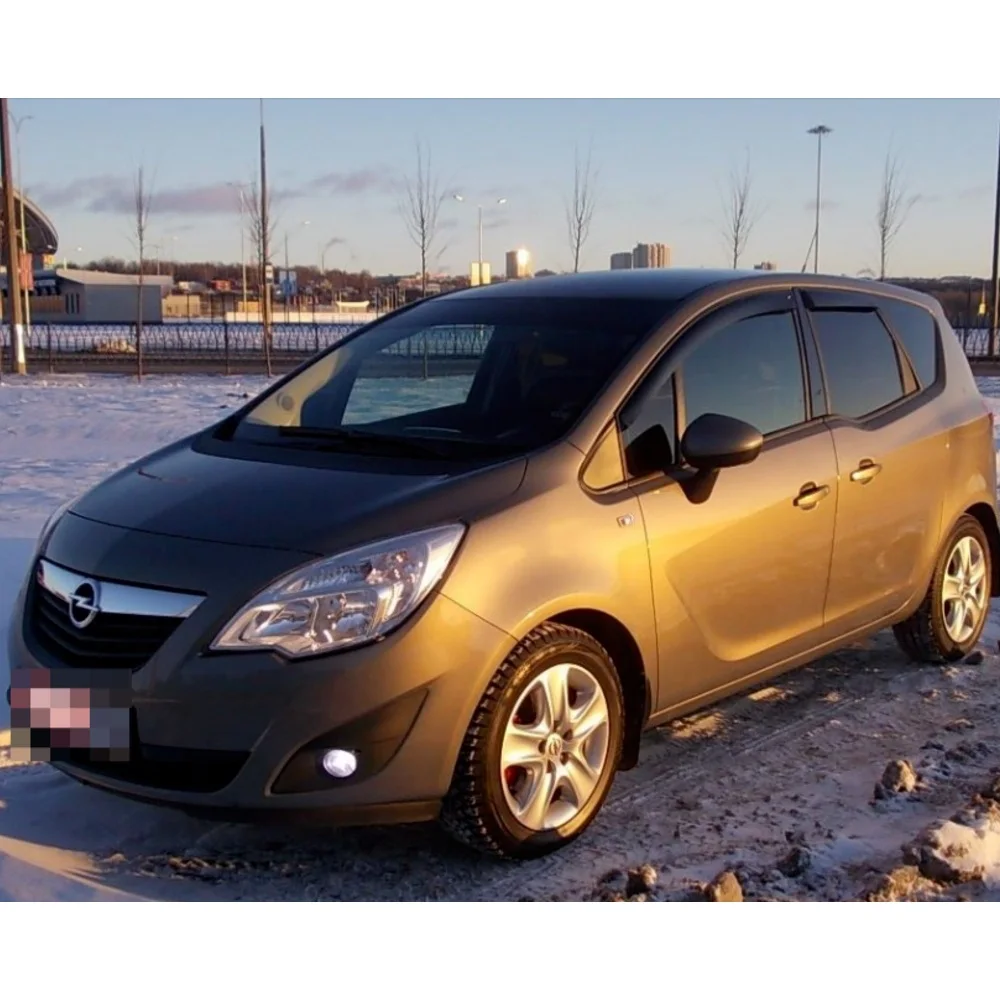 Дефлекторы окон Cobra Tuning O12111 на авто Opel Meriva B 2011 2018 4 шт./комп. ветровики от дождя