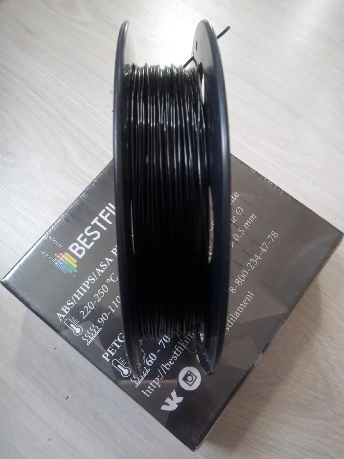 Нить PLA для 3d печати 1 кг 75 мм от bestfilament|Материалы 3D-печати| |