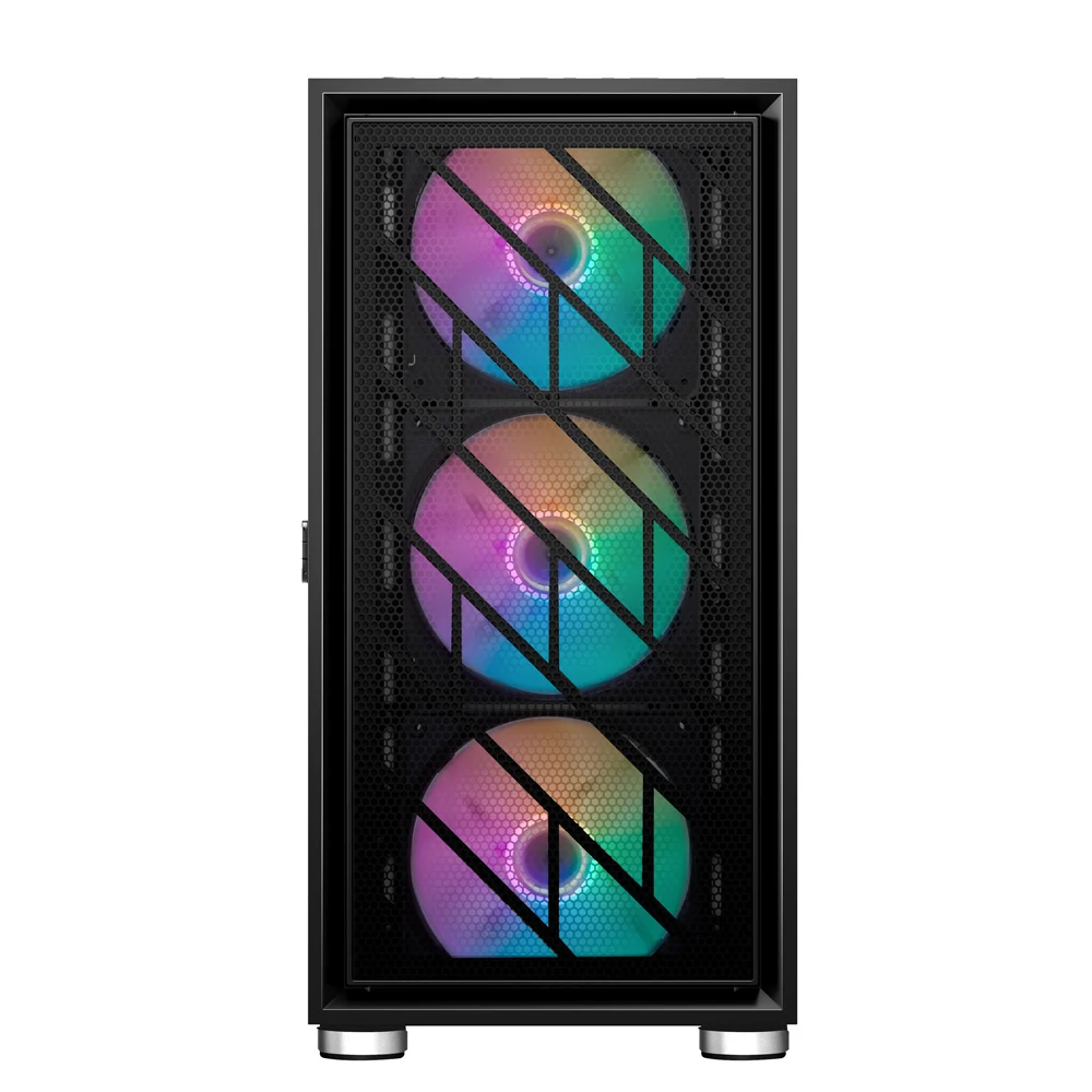 Game PC case корпус для компьютера pc gamer 1STPLAYER AR 7 вентилятором подсветкой RGB|Корпуса