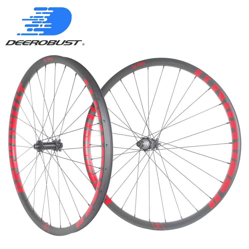 1296 г 29er карбоновые колеса 32mmm бескамерные 25 мм Глубокий прямой pull 29in Горный или