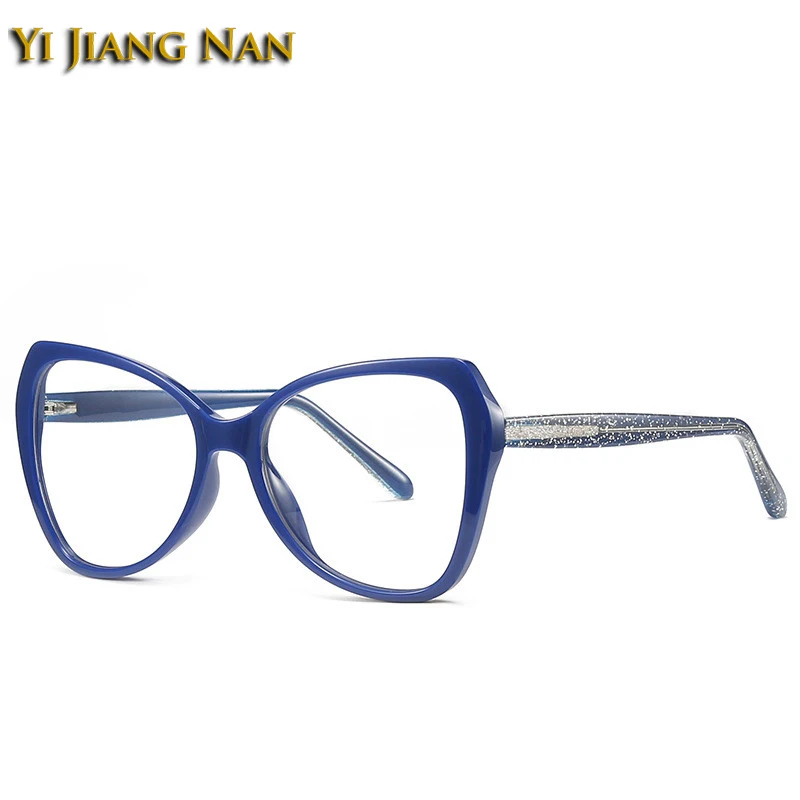 Женские очки с оправой для очков по рецепту оптические ацетатные в форме бабочки