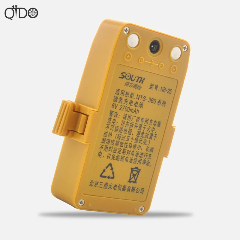 

New South NB-25 Battery (6V 2700mAh) For South Total Station NTS-362RL NTS-362LL NTS-372R NTS-360 NTS-360R NTS-365R Total Stat