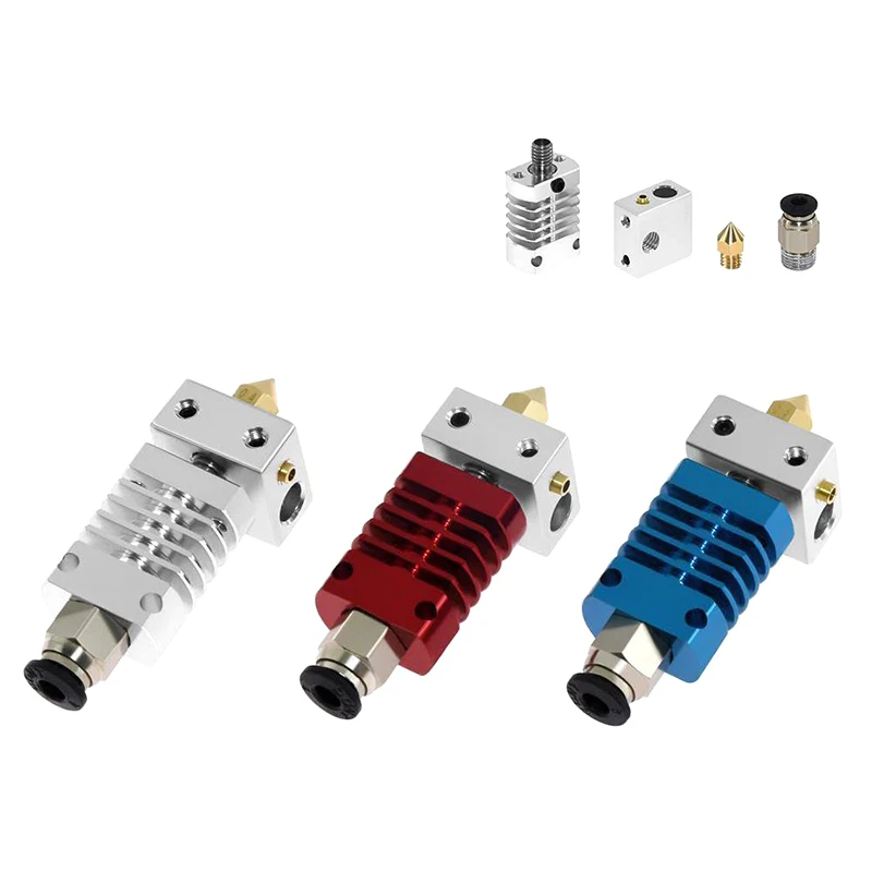 Детали для 3D принтера полностью металлический J head Hotend MK8 комплект экструдера