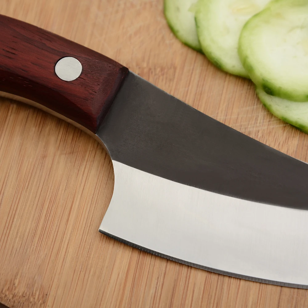 Нож сербский XYj Full Tang 5 дюйма кованый Походный нож ручной работы слайсер шеф повар
