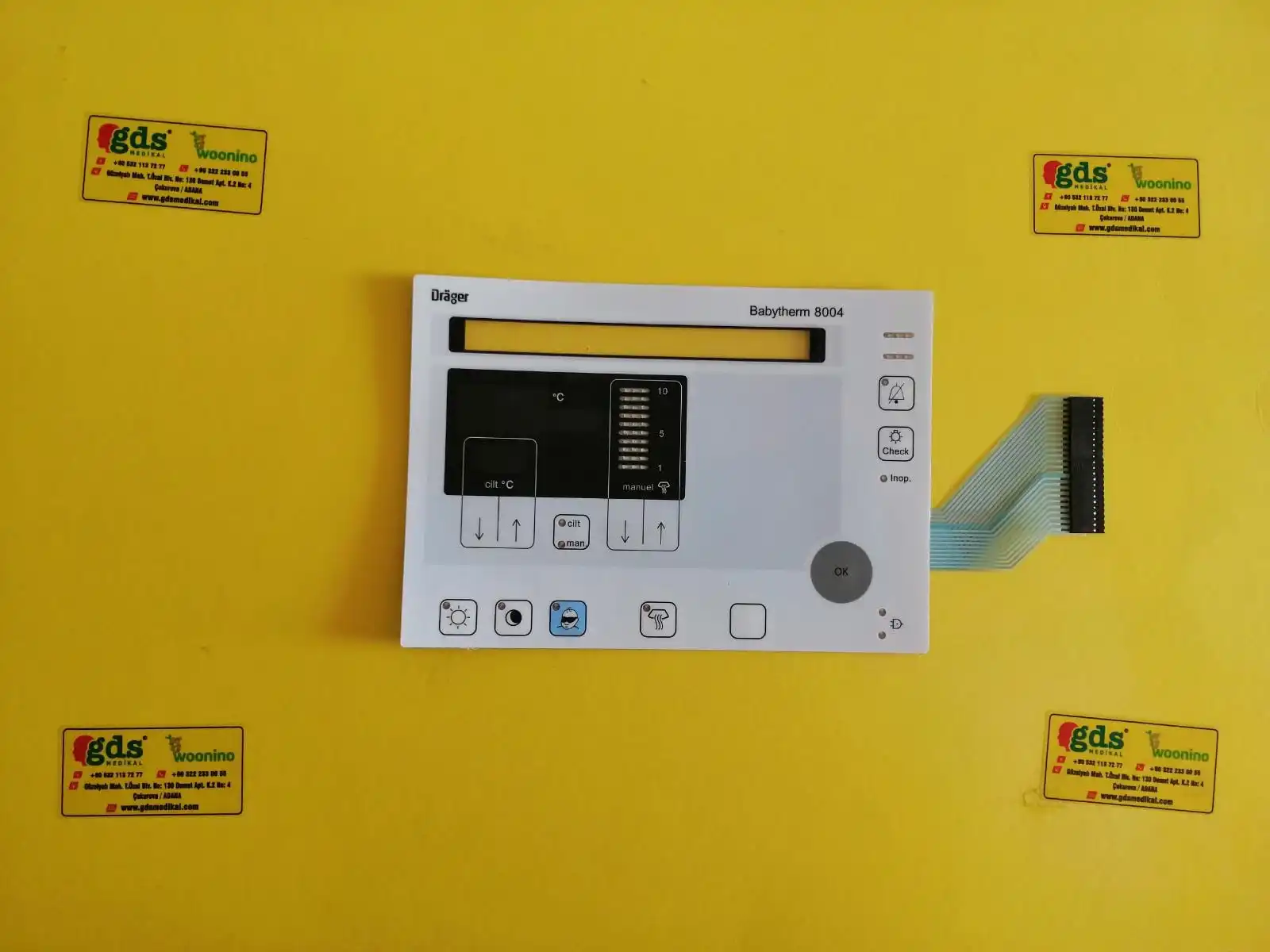 Membran клавиатура для Drager Babytherm 8004 Детская грелка от GDS Medikal | Электронные компоненты