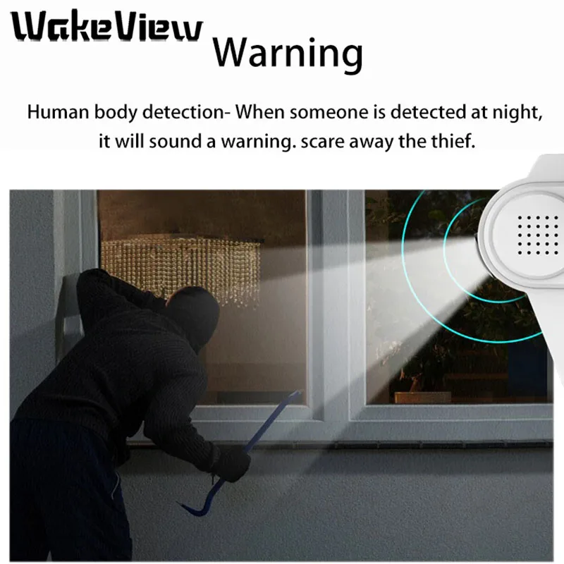 WakeView беспроводная WiFi ip камера 2.0MP 5.0MP наружная Водонепроницаемая ночного видения