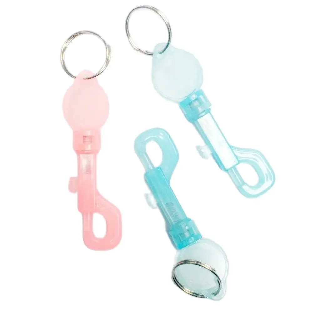 1 Pcs Glow In The Dark SWIVEL CLIP Snap Hook TRIGGER Keychain E995 Party Favors Gift Pinata Birthday School Prize FillerLoot Bag | Дом и сад
