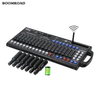 ultra thin 384ch dmx controller dmx 512 console wireless dmx receiver battery powered stage lighting moving head dj controller