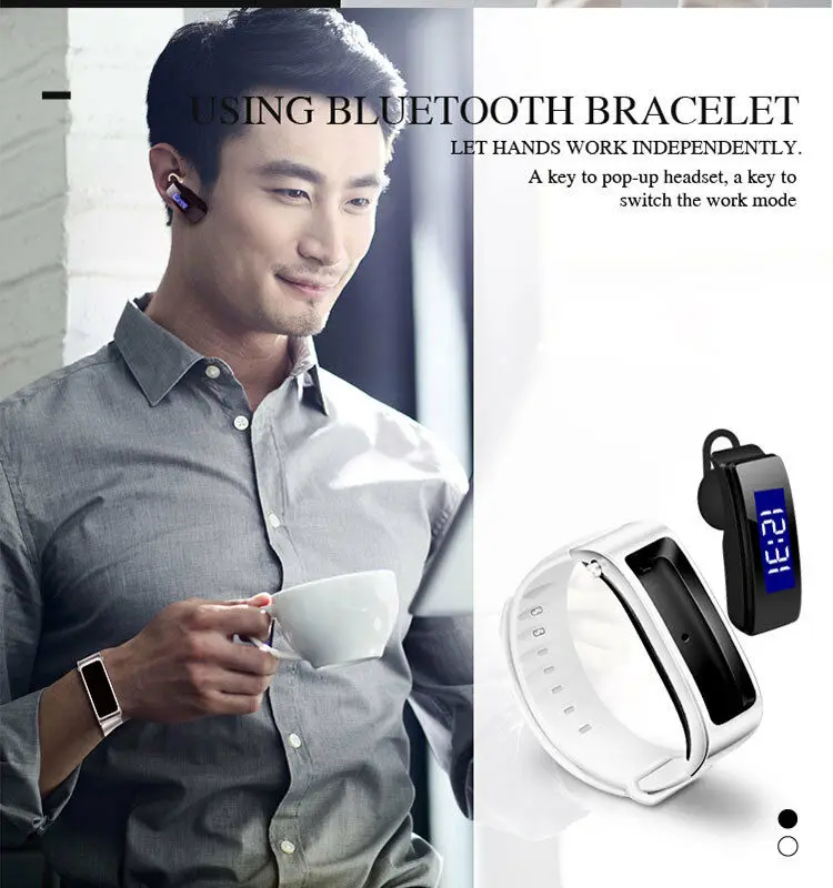 Смарт часы EasyAcc со светодиодным кольцом для мужчин и женщин умные с Bluetooth версии 4 1