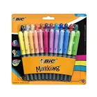 Bic 12-24 цвета FineLiner Brush Art Markers Pen, акварельные ручки для рисования живопись каллиграфия товары для рукоделия