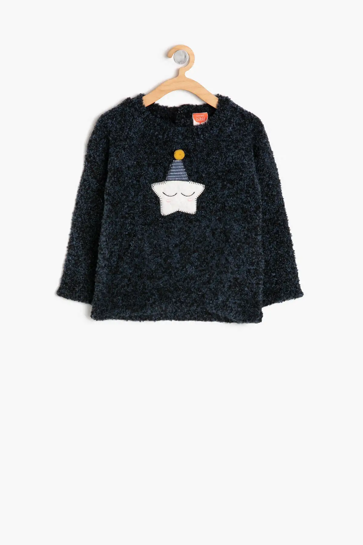 Koton/Детский темно синий свитер для маленьких девочек| |