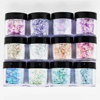 3 in 1 chameleon glitter powder nail art pigment dipping extention carving nail sequins decorations dust acrylic powder tc036